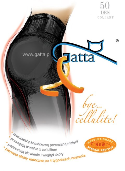 Rajstopy Gatta Bye Cellulite 50 den 5-XL Gatta Rajstopy Gatta Bye Cellulite 50 den 5-XL Gatta