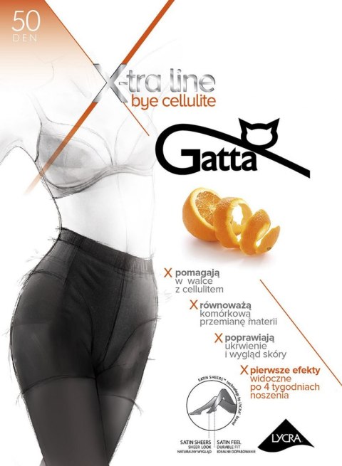 Rajstopy Gatta Bye Cellulite 50 den 5-XL Gatta Rajstopy Gatta Bye Cellulite 50 den 5-XL Gatta
