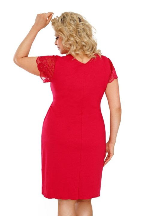 Estera wino plus size - koszulka nocna Estera wino plus size - koszulka nocna