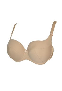Biustonosz full cup Malinez Nicole Light Beż gładki Malinez