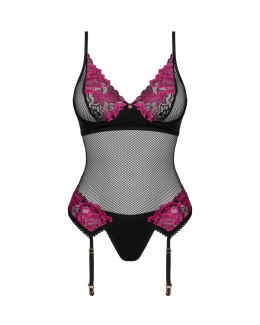 Gorset Obsessive Rosenty Corset XS-2XL Obsessive