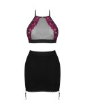 Komplet Obsessive Rosenty Top & Skirt Obsessive
