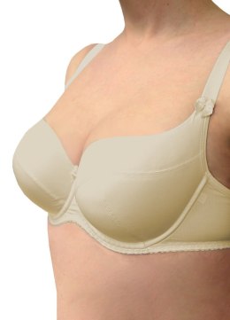 Biustonosz full cup Malinez Nicole Big Light Beż gładki G-H Malinez