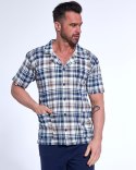 Piżama Cornette 318/54 kr/r 3XL-5XL męska rozpinana Cornette Piżama Cornette 318/54 kr/r 3XL-5XL męska rozpinana Cornette