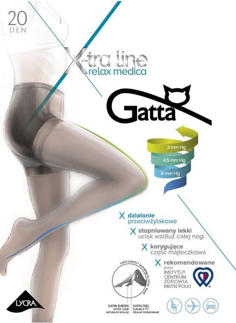 Rajstopy Gatta Body Relax Medica 20 den 2-4 Gatta Rajstopy Gatta Body Relax Medica 20 den 2-4 Gatta